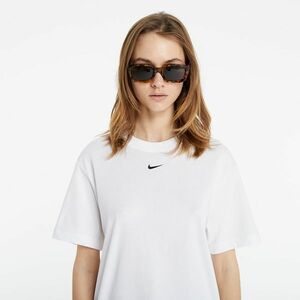 Tricou Nike Sportswear Essential Boyfriend Top White/ Black imagine