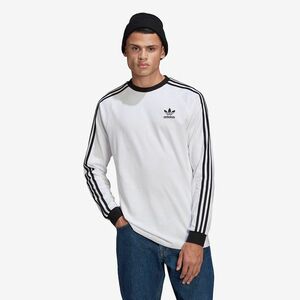 Tricou adidas 3-Stripes Longsleeve Tee White imagine