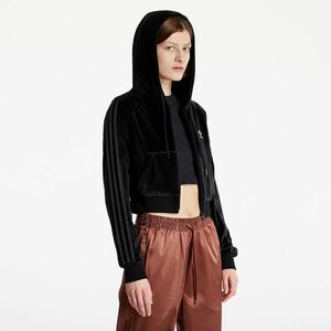 Hanorac adidas Crop Fz Hood Black imagine