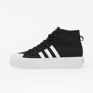 Sneakers adidas Nizza Platform Mid W Core Black/ Ftw White/ Ftw White imagine