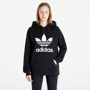 Hanorac adidas Trefoil Hoodie Black/ White imagine