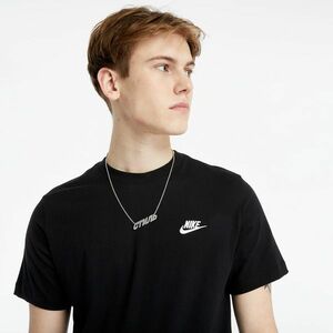 Tricou Nike Sportswear Club Tee Black/ White imagine