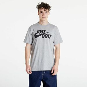 Tricou Nike Sportswear Just Do It Swoosh Tee Dark Grey Heather/ Black imagine