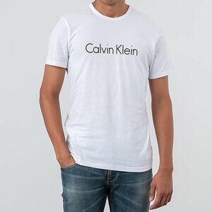 Tricou Calvin Klein Tee White imagine