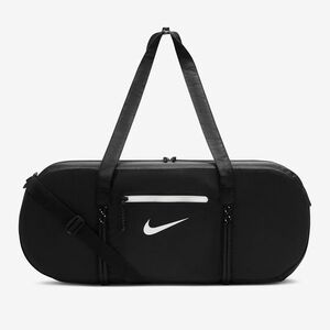 Nike Stash Duffel Black/ Black/ White imagine