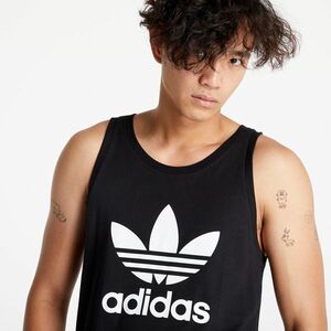 Tank top adidas Trefoil Tank Black/ White imagine