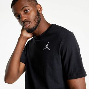 Tricou Jordan M J Jumpman Emb Ss Crew Black/White imagine