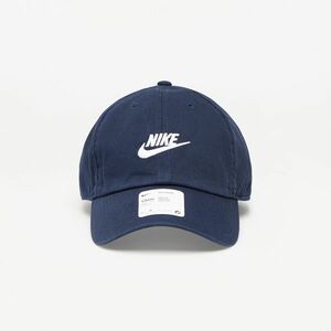 Nike Sportswear Heritage 86 Futura Washed Cap Obsidian/ White imagine