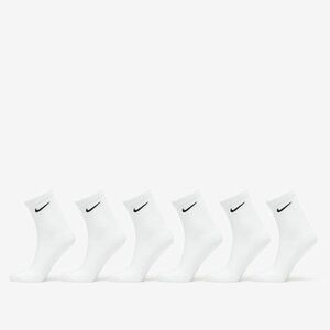 Nike Everyday Cushion Crew Socks 6-Pack White imagine