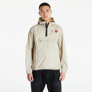 Jacheta Comme des Garçons PLAY x K-Way Half Zip Jacket Beige imagine