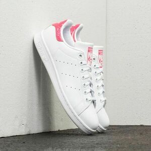 Sneakers adidas Stan Smith J Ftw White/ Ftw White/ Real Pink imagine