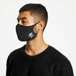 adidas Face Cover Small 3Pack Black imagine