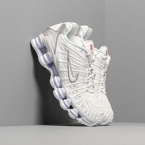 Sneakers Nike Shox TL White/ White-Metallic Silver-Max Orange imagine