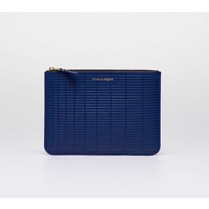 Portofel Comme des Garçons Brick Line Wallet Blue imagine