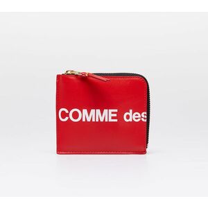 Portofel Comme des Garçons Huge Logo Wallet Red imagine