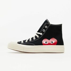 Sneakers Converse x Comme des Garcons PLAY Chuck 70 Hi Black/ White/ High Risk Red imagine