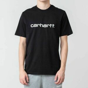 Tricou Carhartt WIP Script Shortsleeve Tee Black/ White imagine