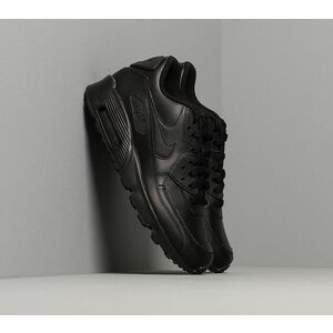 Sneakers Nike Air Max 90 Leather (GS) Black/ Black imagine