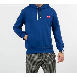 Hanorac Comme des Garçons PLAY Hoodie Blue imagine