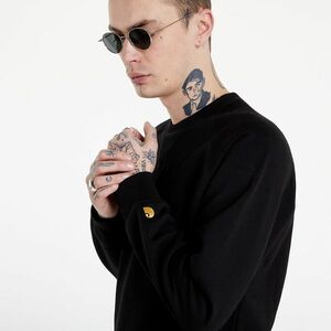 Pulover Carhartt WIP Chase Sweat Black/ Gold imagine