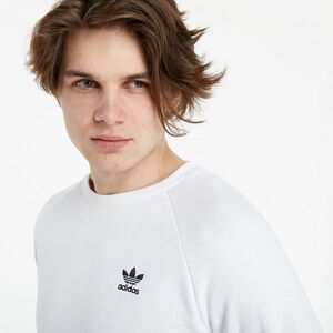 Hanorac adidas Essential Crewneck White/ Black imagine