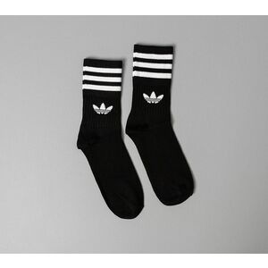 adidas Mid Cut Crew Socks Black imagine