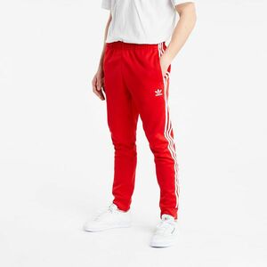 Pantaloni adidas Originals Adicolor Classics Primeblue SST Track Pants Scarlet/ White imagine