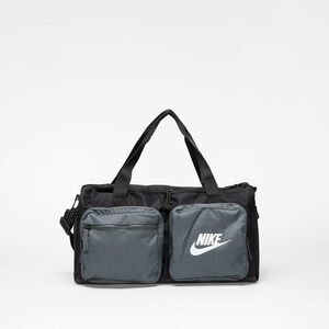 Nike Future Pro Kids' Duffel Bag Black/ Iron Grey/ White imagine