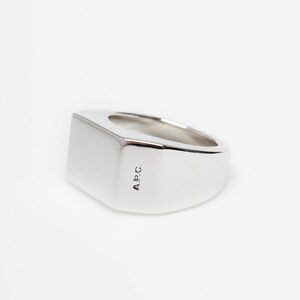 A. P. C. Nolan Bague Ring Silver imagine