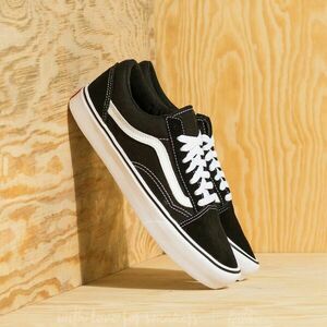 Sneakers Vans Old Skool Lite (Suede/ Canvas) Black/ White imagine