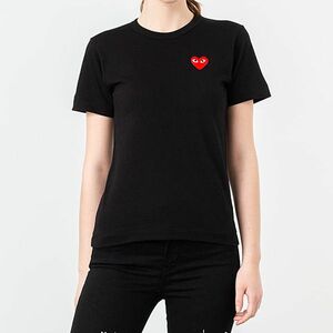 Tricou Comme des Garçons PLAY T-Shirt Short Sleeve Black imagine