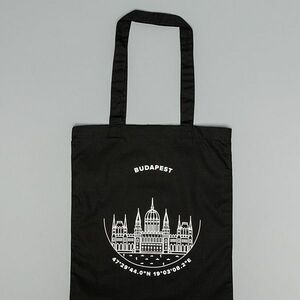 Geantă Footshop Budapest Tote Bag Black imagine