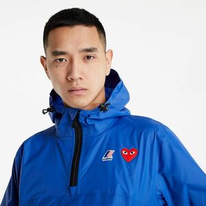 Jacheta Comme des Garçons PLAY x K-Way Half Zip Jacket Blue imagine