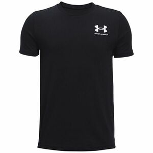 Tricou Under Armour Y Sportstyle Left Chest SS Tee Black imagine