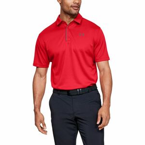 Tricou Under Armour Tech Polo Red/ Graphite/ Graphite imagine