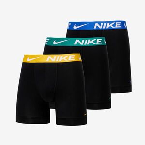 Nike Dri-FIT Essential Micro Boxer Brief 3-Pack Black/ Malachite/ Ochre/ Game Royal Wb imagine