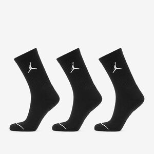 Jordan Everyday Max 3 Pair Crew Socks Black/ Black/ Black imagine