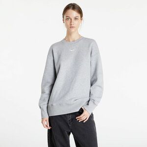 Hanorac Nike Sportswear Phoenix Fleece Women's Oversized Crewneck Sweatshirt Dark Grey Heather/ Sail imagine