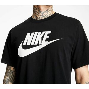 Tricou Nike Sportswear Icon Futura Tee Black/ White imagine