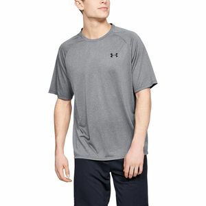 Tricou Under Armour Tech 2.0 SS Tee Novelty Pitch Gray/ Black imagine