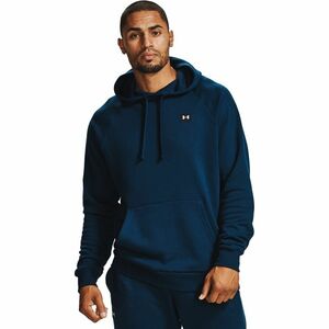 Hanorac Under Armour Rival Fleece Hoodie Navy/ Onyx White imagine