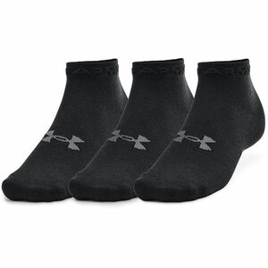 Under Armour Essential Low Cut 3-Pack Socks Black/ Black/ Pitch Gray imagine