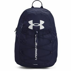 Rucsac Under Armour Hustle Sport Backpack Midnight Navy/ Midnight Navy/ Metallic Silver imagine