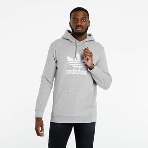 Hanorac adidas Trefoil Hoodie Medium Grey Heather imagine