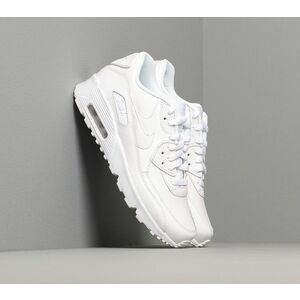 Sneakers Nike Air Max 90 Leather (GS) White/ White imagine