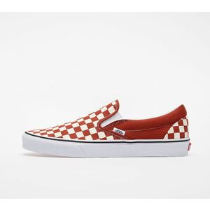 Sneakers Vans Classic Slip-On (Checkerboard) Red/ True White imagine