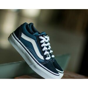 Sneakers Vans Kids Old Skool Navy/ True White imagine