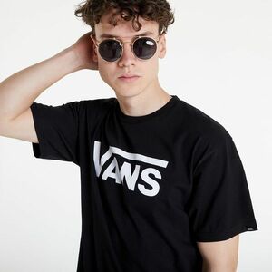 Vans Classic Tee Black/ White imagine