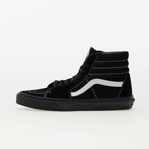 Sneakers Vans SK8-Hi (Suede/ Canvas) Black/ True White imagine