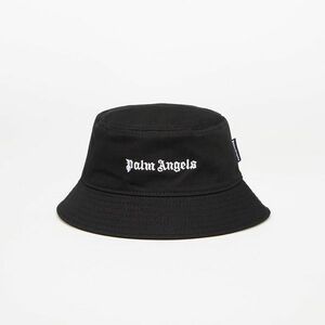 Palm Angels Kids Logo Bucket Hat Black/ Off White imagine